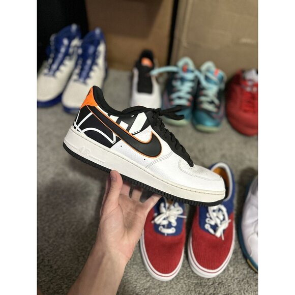 Nike Air Force 1 '07 LV8 White Black 2019 Size 12 - Picture 1 of 4